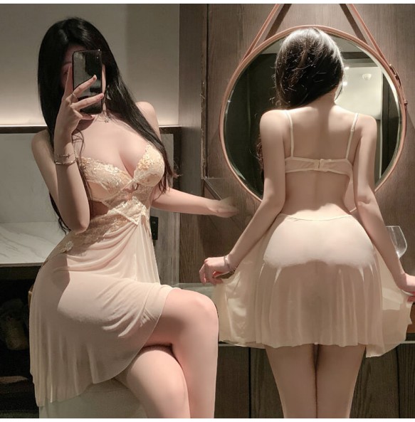 FEE ET MOI - Peach Blossom Spring Nightdress (Apricot)